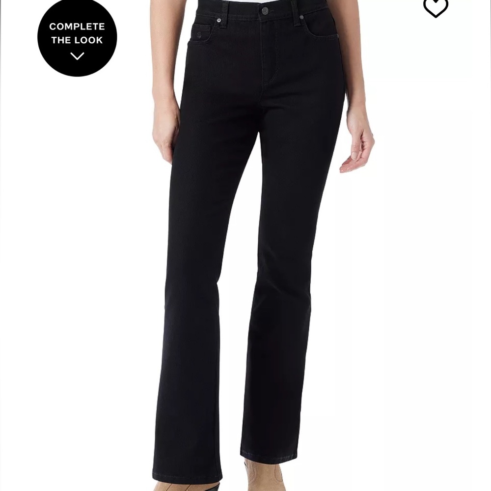 Gloria Vanderbilt Women's Black Amanda Bootcut Jeans